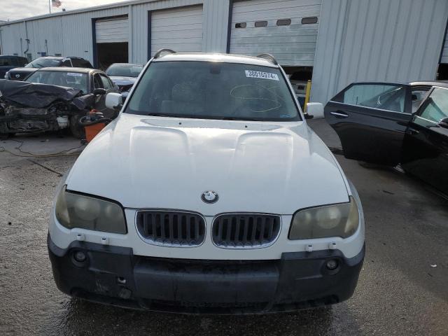 WBXPA734X5WC45353 - 2005 BMW X3 2.5I WHITE photo 5