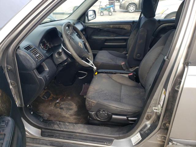 JHLRD68565C006487 - 2005 HONDA CR-V LX SILVER photo 7