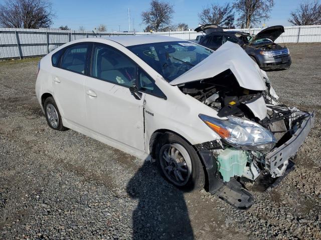 JTDKN3DU6B0276646 - 2011 TOYOTA PRIUS WHITE photo 4