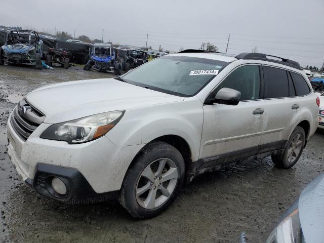 4S4BRBSCXD3268927 - 2013 SUBARU OUTBACK 2.5I LIMITED WHITE photo 1