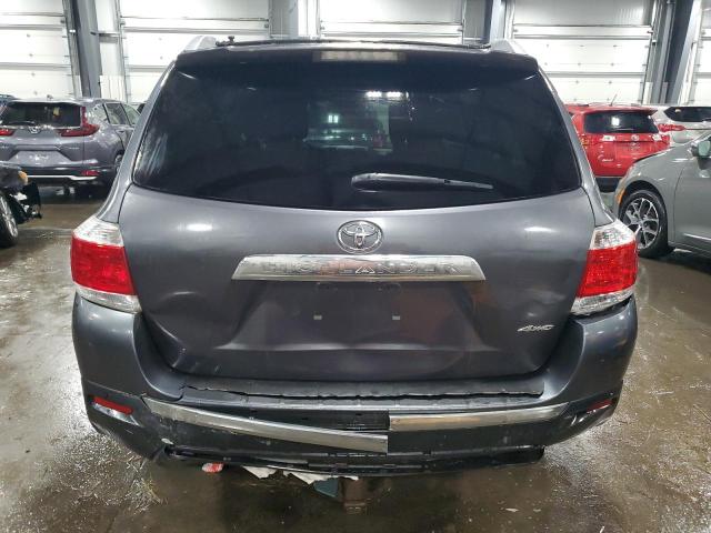 5TDBK3EH1CS116103 - 2012 TOYOTA HIGHLANDER BASE GRAY photo 6