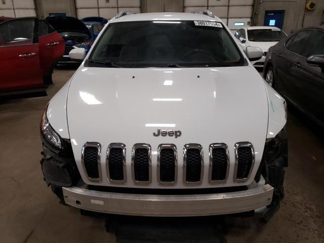 1C4PJLDB2FW765905 - 2015 JEEP CHEROKEE LIMITED WHITE photo 5