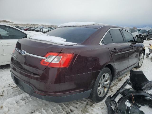 1FAHP2EW0BG154280 - 2011 FORD TAURUS SEL MAROON photo 3