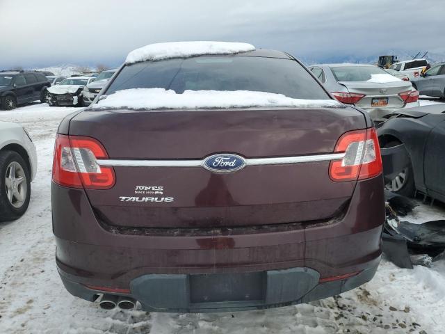 1FAHP2EW0BG154280 - 2011 FORD TAURUS SEL MAROON photo 6