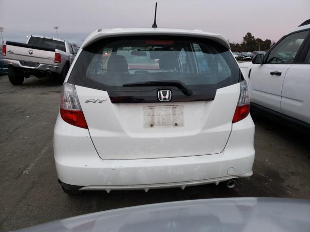 JHMGE8H55BC012160 - 2011 HONDA FIT SPORT WHITE photo 6