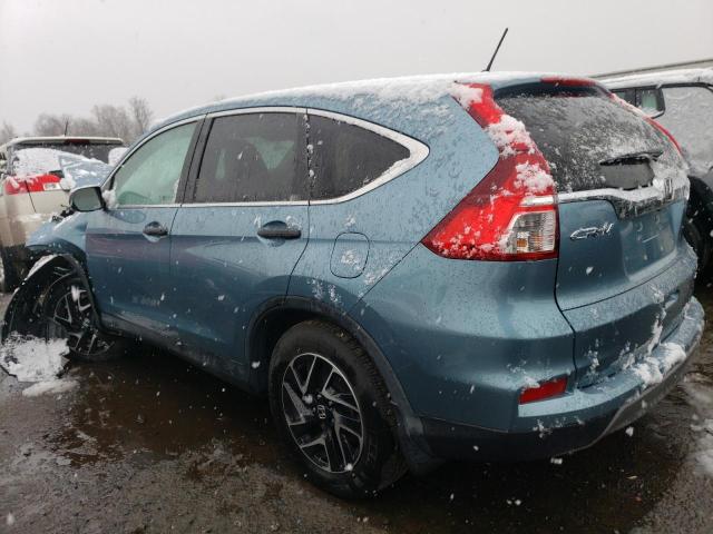 2HKRM4H49GH699135 - 2016 HONDA CR-V SE TEAL photo 2