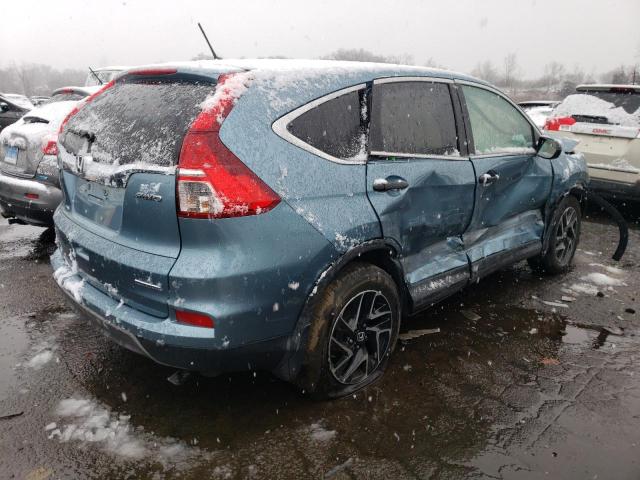 2HKRM4H49GH699135 - 2016 HONDA CR-V SE TEAL photo 3