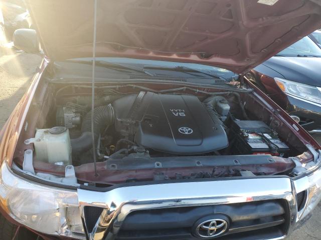 5TEJU62N85Z080739 - 2005 TOYOTA TACOMA DOUBLE CAB PRERUNNER BURGUNDY photo 11