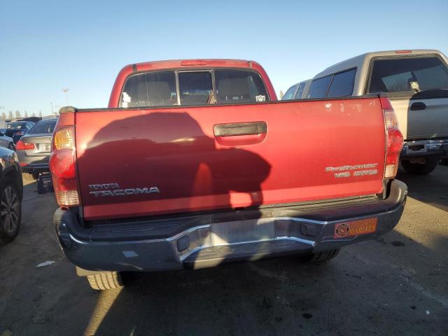 5TEJU62N85Z080739 - 2005 TOYOTA TACOMA DOUBLE CAB PRERUNNER BURGUNDY photo 6