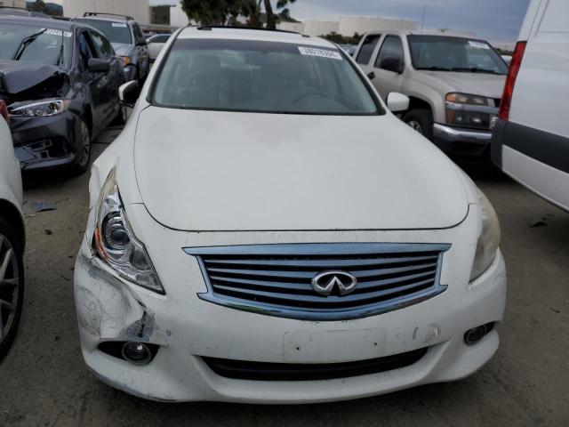 JN1CV6AP5BM508234 - 2011 INFINITI G37 BASE WHITE photo 5