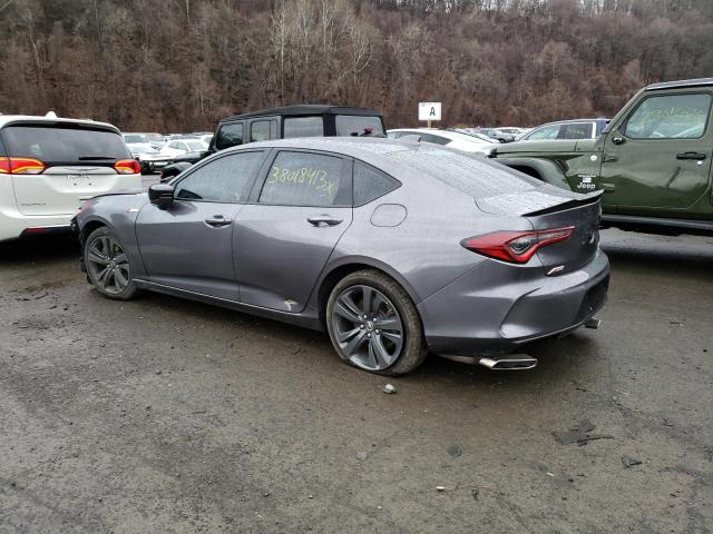 19UUB6F50MA007002 - 2021 ACURA TLX TECH A GRAY photo 2