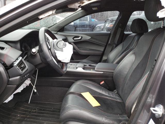 19UUB6F50MA007002 - 2021 ACURA TLX TECH A GRAY photo 7