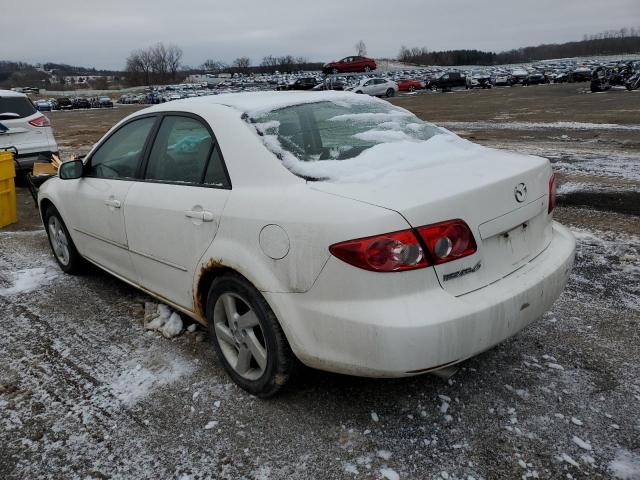 1YVFP80C235M26207 - 2003 MAZDA 6 I WHITE photo 2