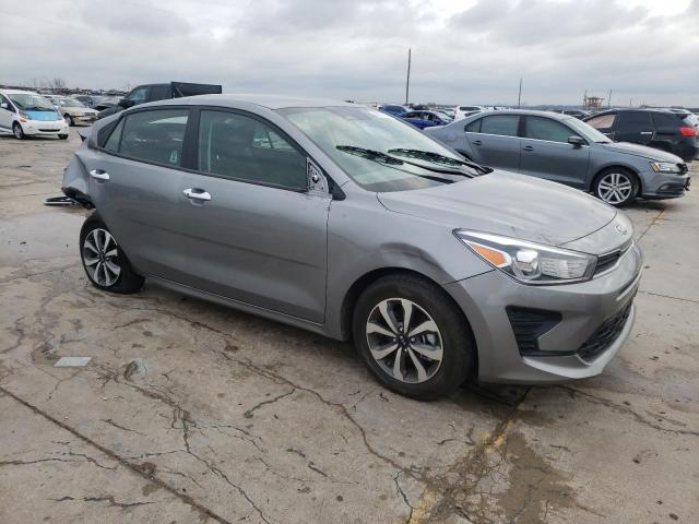 3KPA24AD8ME387188 - 2021 KIA RIO LX GRAY photo 4