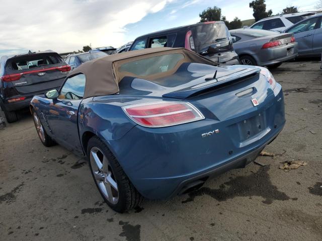 1G8MG35X07Y141919 - 2007 SATURN SKY REDLINE BLUE photo 2