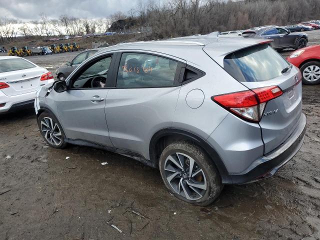 3CZRU6H19LM737723 - 2020 HONDA HR-V SPORT SILVER photo 2