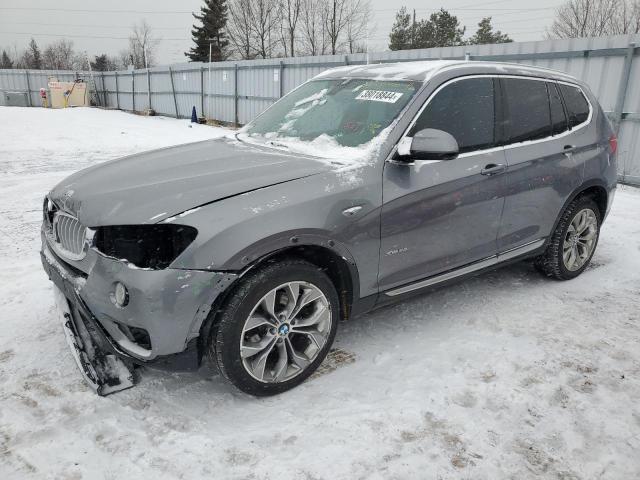 5UXWX9C54H0T05366 - 2017 BMW X3 XDRIVE28I GRAY photo 1