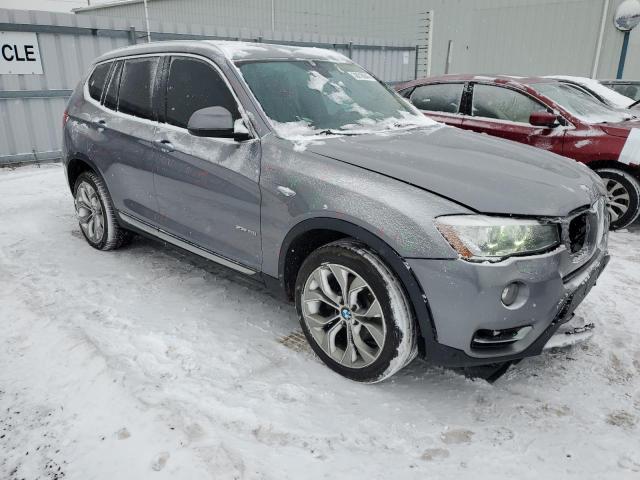 5UXWX9C54H0T05366 - 2017 BMW X3 XDRIVE28I GRAY photo 4