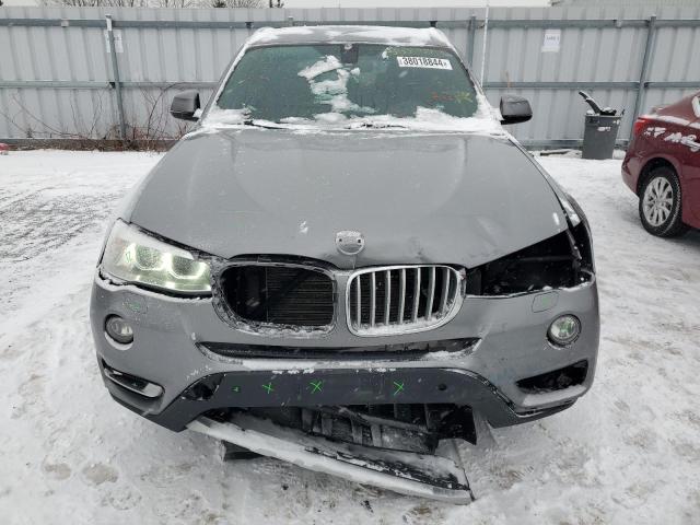 5UXWX9C54H0T05366 - 2017 BMW X3 XDRIVE28I GRAY photo 5