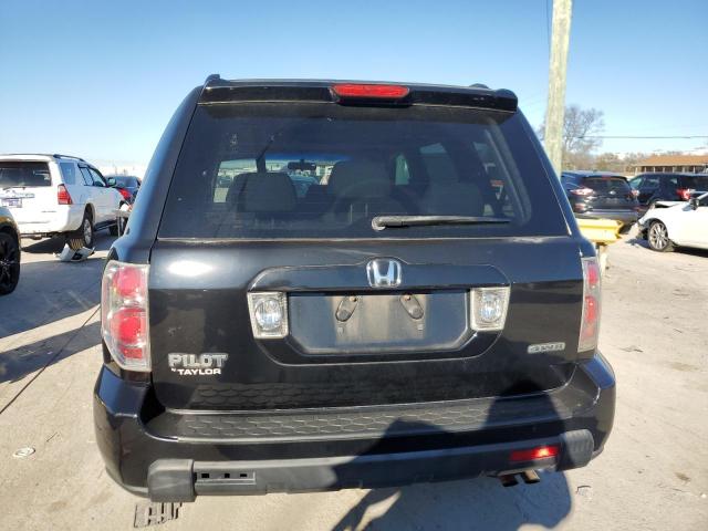 5FNYF18228B020633 - 2008 HONDA PILOT VP BLACK photo 6