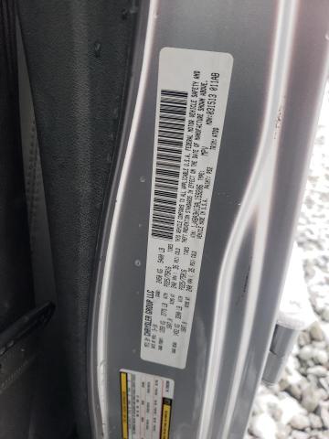 1J4BA3H13AL159206 - 2010 JEEP WRANGLER U SPORT ვერცხლისფერი ფოტო 12