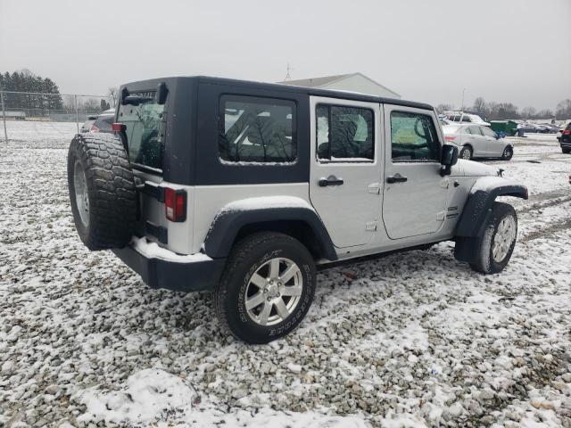 1J4BA3H13AL159206 - 2010 JEEP WRANGLER U SPORT ვერცხლისფერი ფოტო 3