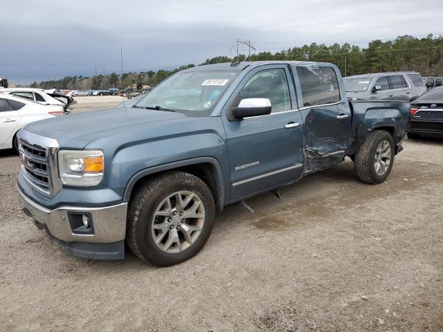 3GTP1VEC5EG110668 - 2014 GMC SIERRA C1500 SLT BLUE photo 1