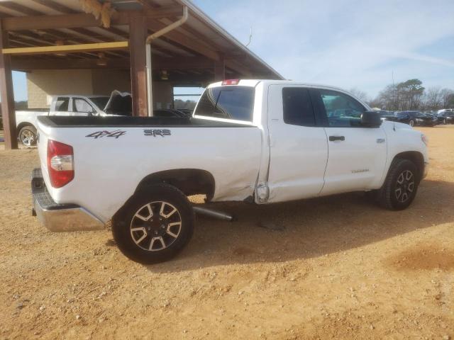 5TFUY5F14EX344565 - 2014 TOYOTA TUNDRA DOUBLE CAB SR/SR5 WHITE photo 3