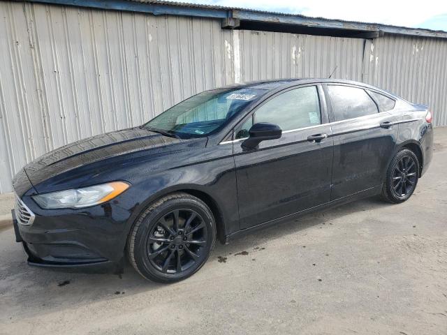 3FA6P0LU7HR258635 - 2017 FORD FUSION SE HYBRID BLACK photo 1