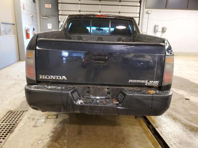 2HJYK16516H573835 - 2006 HONDA RIDGELINE RTL BLACK photo 6