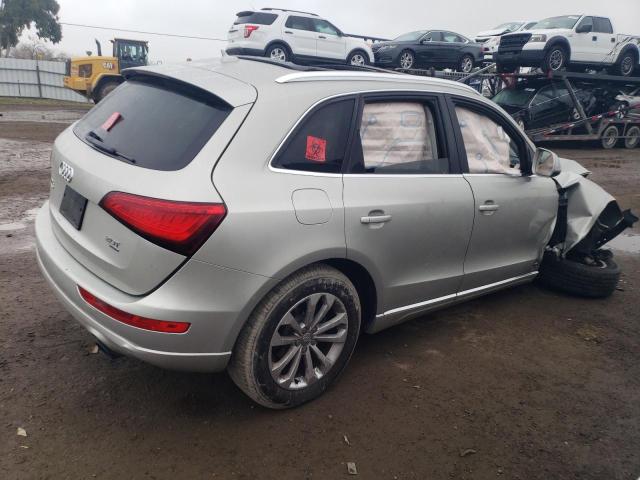 WA1CFAFP0EA113903 - 2014 AUDI Q5 PREMIUM SILVER photo 3