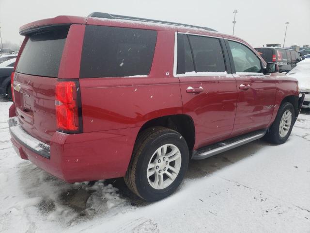 1GNSKBKC7FR649196 - 2015 CHEVROLET TAHOE K1500 LT RED photo 3