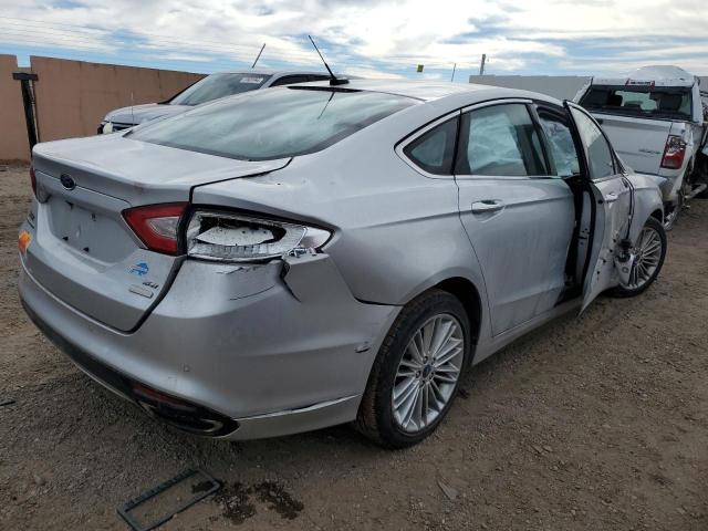 3FA6P0T90GR378965 - 2016 FORD FUSION SE SILVER photo 3