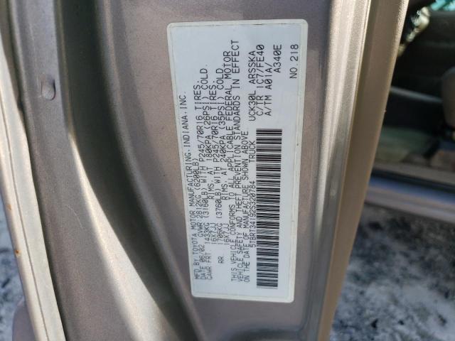 5TBRT34192S320784 - 2002 TOYOTA TUNDRA ACCESS CAB Արծաթագույն լուսանկար 13