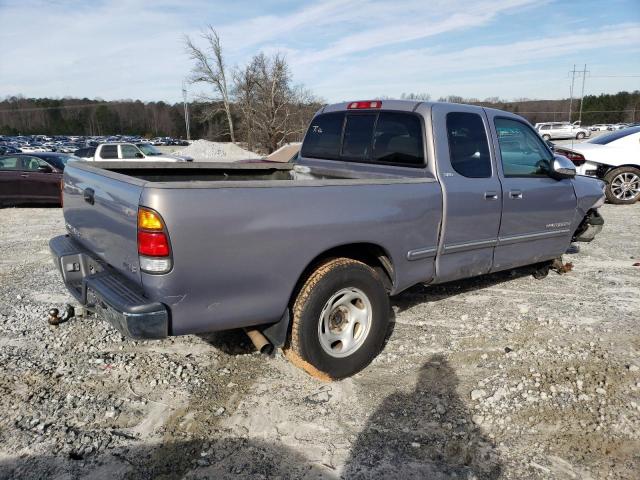 5TBRT34192S320784 - 2002 TOYOTA TUNDRA ACCESS CAB SILVER photo 3