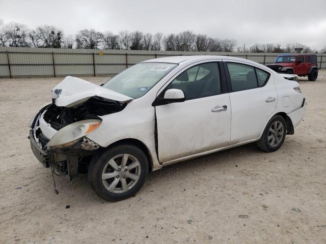 3N1CN7AP9CL889796 - 2012 NISSAN VERSA S WHITE photo 1