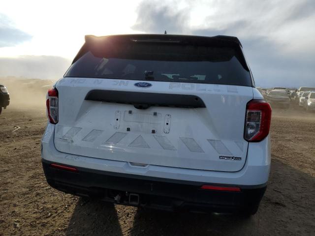 1FM5K8AW5MNA14515 - 2021 FORD EXPLORER POLICE INTERCEPTOR Weiß Foto 6