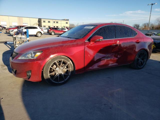 JTHBF5C23B5137665 - 2011 LEXUS IS 250 RED photo 1