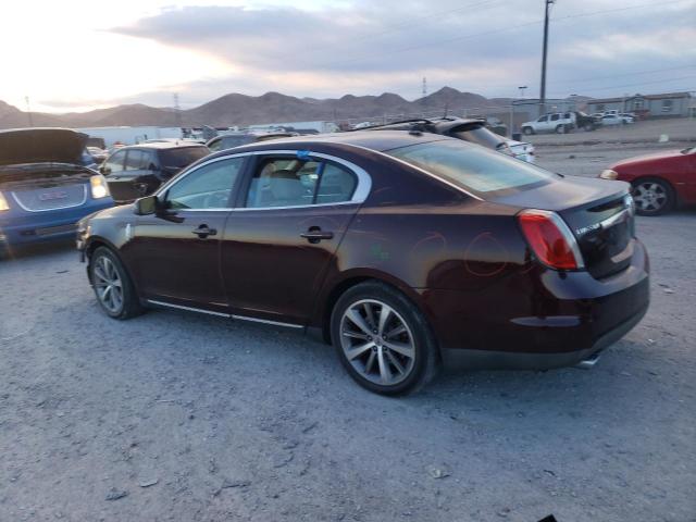 1LNHM93R99G635238 - 2009 LINCOLN MKS BURGUNDY photo 2