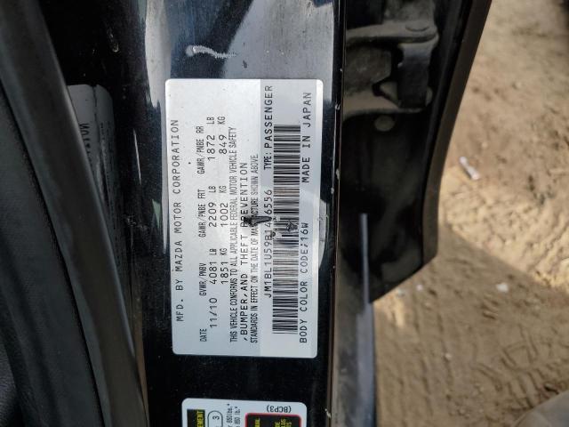 JM1BL1U59B1416556 - 2011 MAZDA 3 S BLACK photo 12