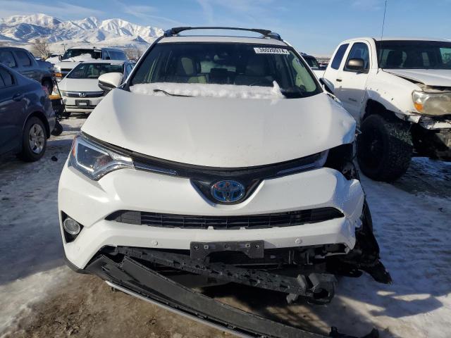 JTMRJREV2JD230632 - 2018 TOYOTA RAV4 HV LE WHITE photo 5