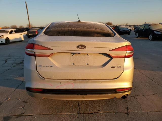 3FA6P0LU6JR114693 - 2018 FORD FUSION SE HYBRID SILVER photo 6