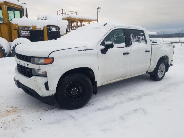 1GCPYBEK3NZ199383 - 2022 CHEVROLET SILVERADO K1500 CUSTOM WHITE photo 1