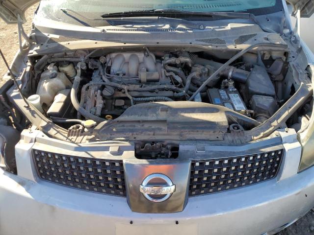 5N1BV28U04N311820 - 2004 NISSAN QUEST S SILVER photo 11