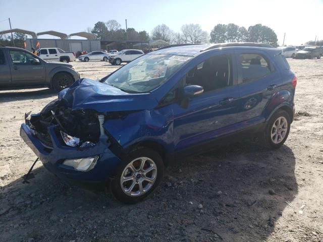 MAJ3S2GE9LC368190 - 2020 FORD ECOSPORT SE BLUE photo 1