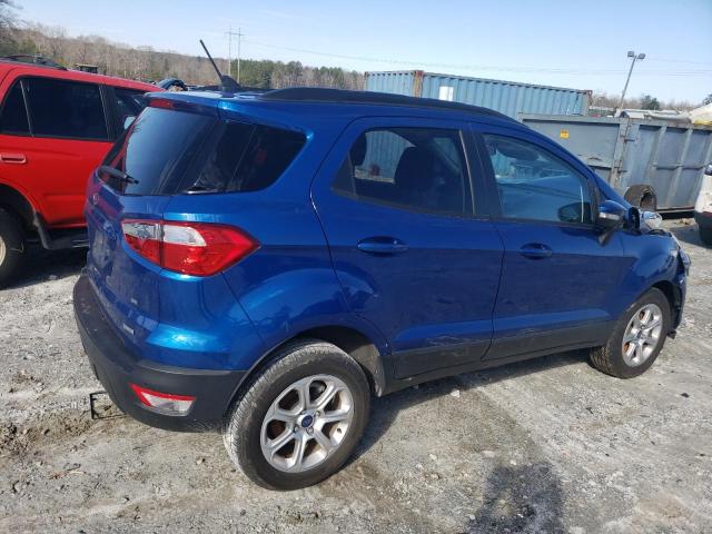 MAJ3S2GE9LC368190 - 2020 FORD ECOSPORT SE BLUE photo 3