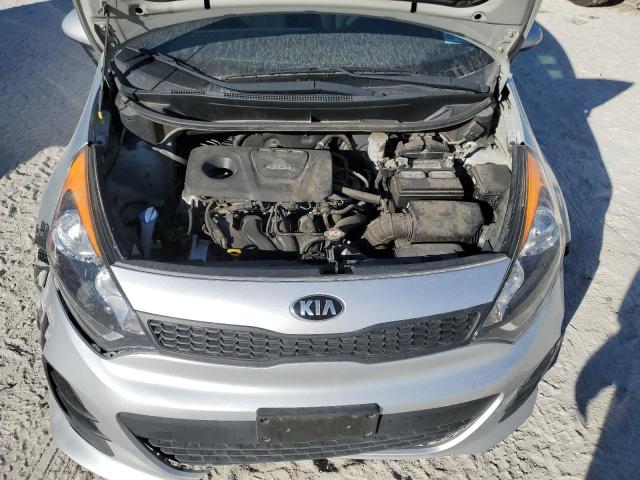 KNADM5A37G6625656 - 2016 KIA RIO LX SILVER photo 11