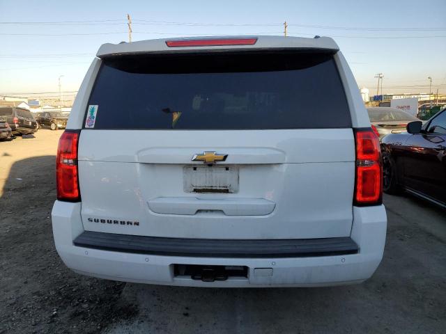 1GNSCHKC3GR406454 - 2016 CHEVROLET SUBURBAN C1500 LT WHITE photo 6