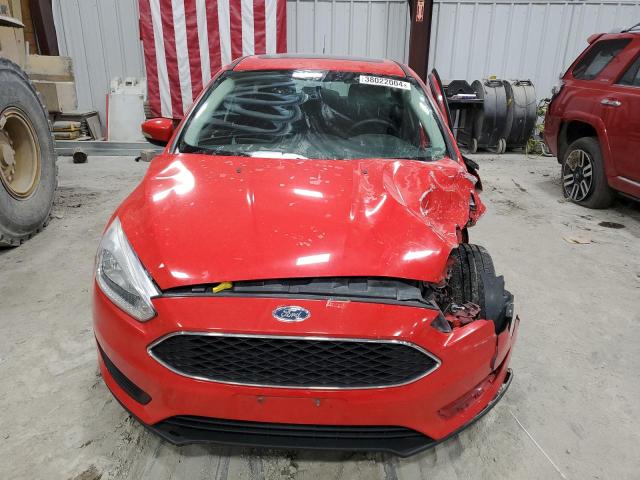 1FADP3K2XGL345418 - 2016 FORD FOCUS SE RED photo 5