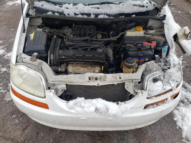 KL1TD56646B650271 - 2006 CHEVROLET AVEO BASE WHITE photo 11